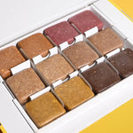 Variety Pack of OGT bars in a white box on a yellow background