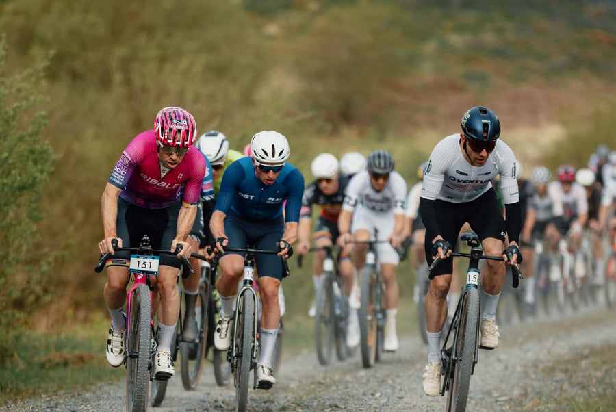 Rider at race pace
